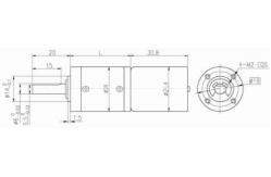 China 24 Mm OD bldc Planetary Gearbox Gear Motor Built In Driver supplier
