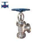 Cast Steel Stainless Steel Angle Type Globe Valve For Water Steam And Oil Use for sale