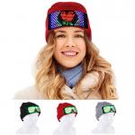 Display Beanie Hat Bluetooth APP DIY LED Smart Cap Unisex Editable for sale