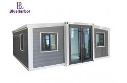 China Portable Prefab Steel Frame Expandable Container House With Long Life Service supplier