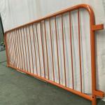 Practical Tube Feet Metal Crowd Control Barriers For Security for sale