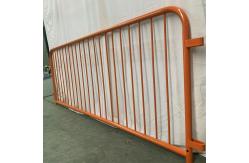 China Practical Tube Feet Metal Crowd Control Barriers For Security supplier