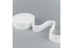 China White Knitted Elastic Band 2 Inch Knit Elastic Knitting Elastic Fabric supplier
