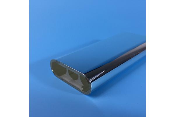 Single Hole Quartz Glass Cavity Silver Plated Surface Quartz Flow Tube