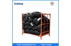 China Warehouse pallet stacking/Warehouse tire storage stacking folding rack/pallet stacking frames supplier