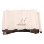 Factory Powder Coating White Aluminum Roller Shutter Slat Profile for sale
