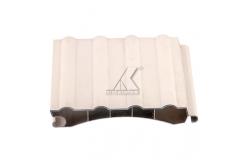 China Factory Powder Coating White Aluminum Roller Shutter Slat Profile supplier