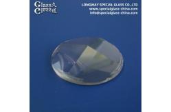 China OEM High Clarity Borosilicate Prismatic Lens For Lighting Solutions supplier