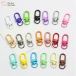 Colorful Metal Swivel Snap Hooks For Bag Strap Keychains Connector for sale