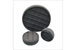 China Knitted Stainless Steel Woven Wire Mesh Filament Surface For Gas / Liquids Separated supplier