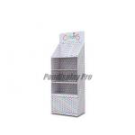 Floor Standing Cardboard POS Displays 3 Flat Shelves For Candies for sale