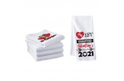China Personalized Polyester Waffle Weave Towel For Sublimation Blanks 40*60cm supplier