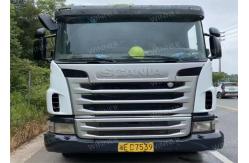 China 2013 Mode Used Concrete Boom Trucks 63m With Scania Chassis supplier