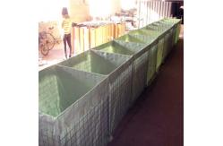 China Square Hesco Barrier Wall Galvanized Iron Wire Military Sand Barrier supplier