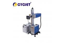 China Large Screen CYCJET Green Laser Marking Machine 5W Flying Coding supplier