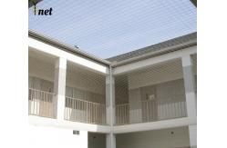 China Heavy Duty No Knot Bird Netting Flame Resistant Knot Less Netting Black supplier