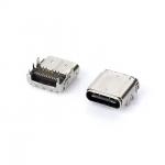 24 Pin USB C Type Female Connector DIP+SMT 3.4 Front Plug And Back Patch For Charging Cable for sale