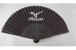 China 21cm Dyed Bamboo Hand Fans / Foldable Fan With Print Silk Fabric supplier