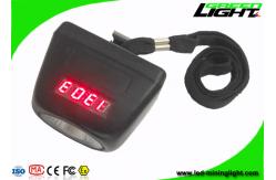 China Digital Screen Underground LED Mining Headlamp 8000lux IP68 With Safety Rope supplier