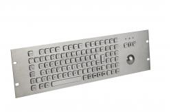 China All In One  Industrial Metal Keyboard With Trackball For All Os supplier