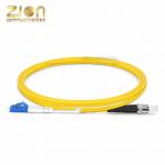 LC UPC To ST UPC Duplex Fiber Optic Patch Cord G.652.D Single Mode PVC 2m Length for sale