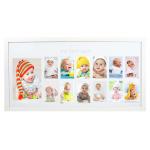 Nursery Deco My First Year Baby Photo Frame Shadow Box Picture Frame for sale
