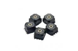 China Small Rotary Encoder Switches 10x10 BDR-16 Positions BCD Digital Multi Gear Knob supplier