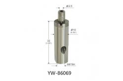 China Self Locking Electroplated Nickel Adjustable Wire Rope Cable Gripper M10 Thread YW86067 supplier