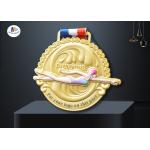 Three Dimensional 70mm 3mm Zinc Alloy Swimming Medals for sale