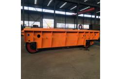 China Wireless Ladle Transfer Trolley , Heavy Duty Electric Transfer Cart With Weighing Scale supplier