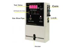 China Black / White Custom Coin Operated Breathalyzer Machines For Bar Public supplier