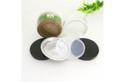 China Cbd Weed Easy Open Pull Ring Round Plastic Container Black Lid With Sticker supplier