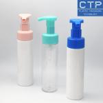 PE Plastic Facial Foam Pump ,  Sanitizer Bottle Pump 0.8cc output