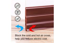 China Silicone Rubber TPE Self Adhesive Door Sweep Length 1M 1.2M supplier