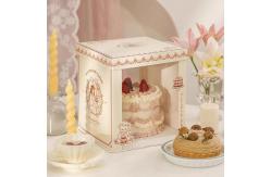 China CMYK / Pantone Printing Cake Containers For Desserts supplier