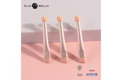 China Double Ended Individual Makeup Brushes With Synthetic Hair And Sponge supplier