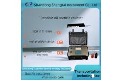 China Hydraulic Oil Testing Equipment SH302A Portable Oil Particle Counter Photoresistance Method supplier