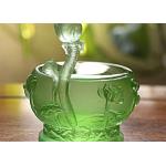 Lucky Feng Shui Transparent 40mm Crystal Ball Ornaments for sale