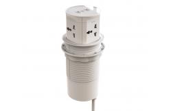 China 110v Desktop Power Outlet Pop Up Socket Four Sides For Home supplier