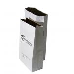 20kg 25kg Wear Resistance 3Layers Heat Sealed Paper Bags Trapezoid Pocket Opening for sale