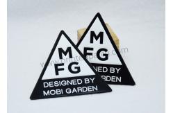China Triangle Embossed TPU Clothing Labels Heat Press Iron On Patches supplier