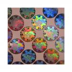 Round Shape Security Hologram Stickers , Genuine Hologram Stickers for sale
