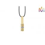 Private Logo Hip Hop Style Mens Engraved Necklace for sale