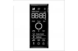 China Electric Cooker LCD Display / HTN VA STN TN Rectangle Custom Segment LCD Screen supplier