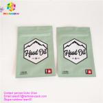 1 gram CBD oil / Hood oil Plastic Pouches Packaging 3 side sealed k mylar bag for sale