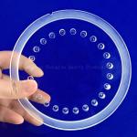 Custom Quartz Glass Step Sheet / Punch Sheet High Temperature for sale