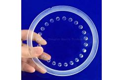 China Custom Quartz Glass Step Sheet / Punch Sheet High Temperature supplier