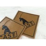 Best price customized pu label embossed/metal leather label patch for clothes garment for sale