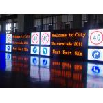 P10 LED Traffic Signs Long Lifespan 100000 Hrs Variable Message Signs for sale