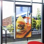 Double Sided Digital Display Indoor 65 Inch Digital Signage For Restaurants Schools 3840x2160 for sale